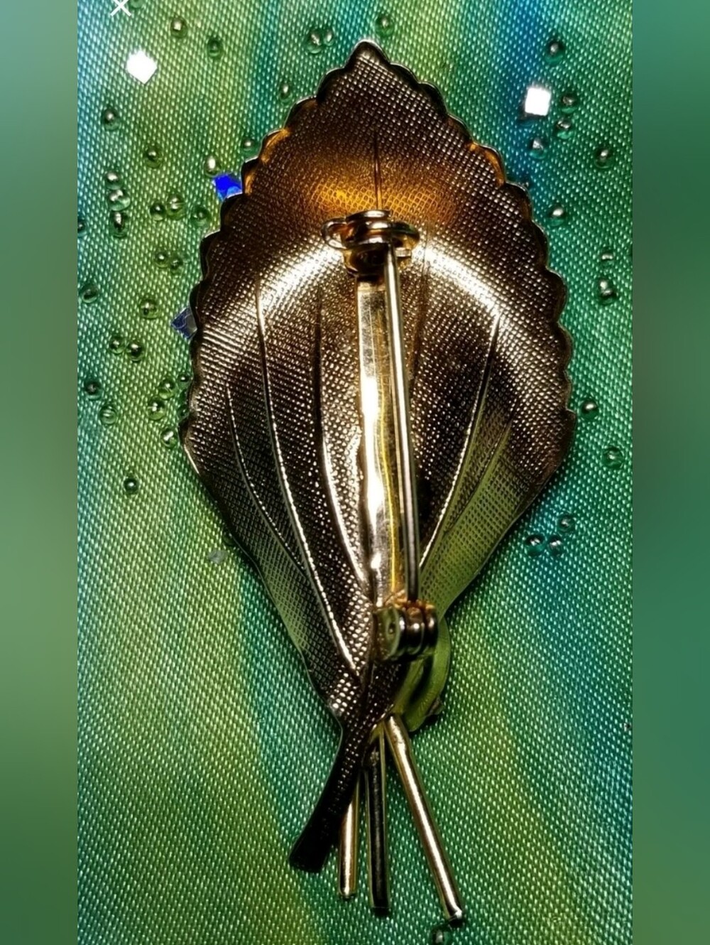 Vintage Fall Spray with Rhinestones - Picture 3 of 4